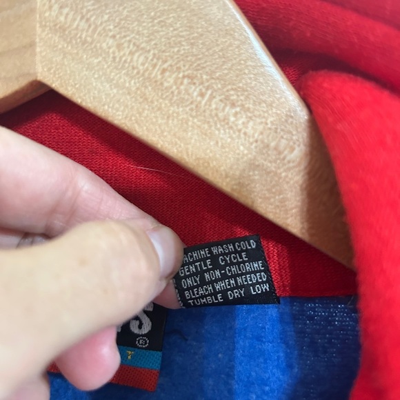 EUC Volleys sport size L athletic zip up jacket in fleece. The coolest. Unisex - Picture 7 of 9